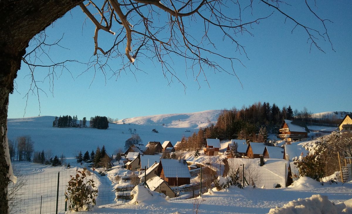 Promenade d'hiver en Auvergne, au départ du sud-ouest